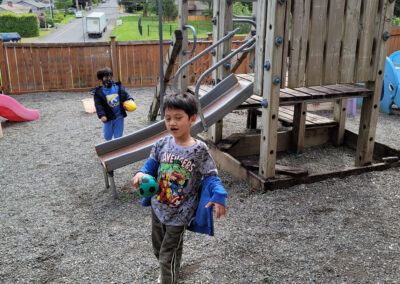 Kindergardeners playing at school - Renton, WA